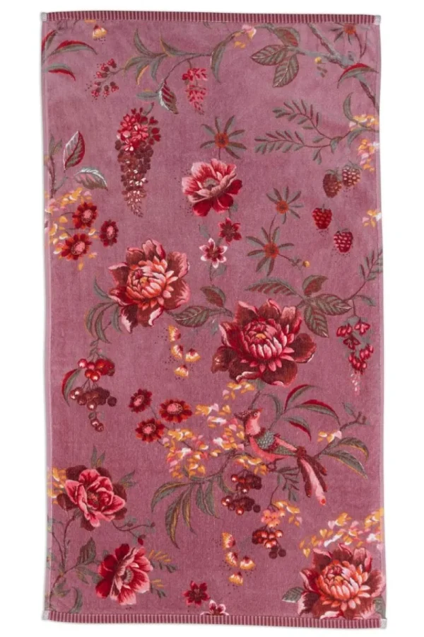 Outlet Pip Studio Badetuch Secret Garden Mauve 55x100cm Violett