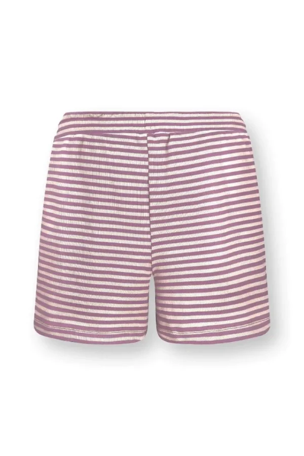 Cheap Pip Studio Bobi Kurze Hose Little Sumo Stripe Lila Violett