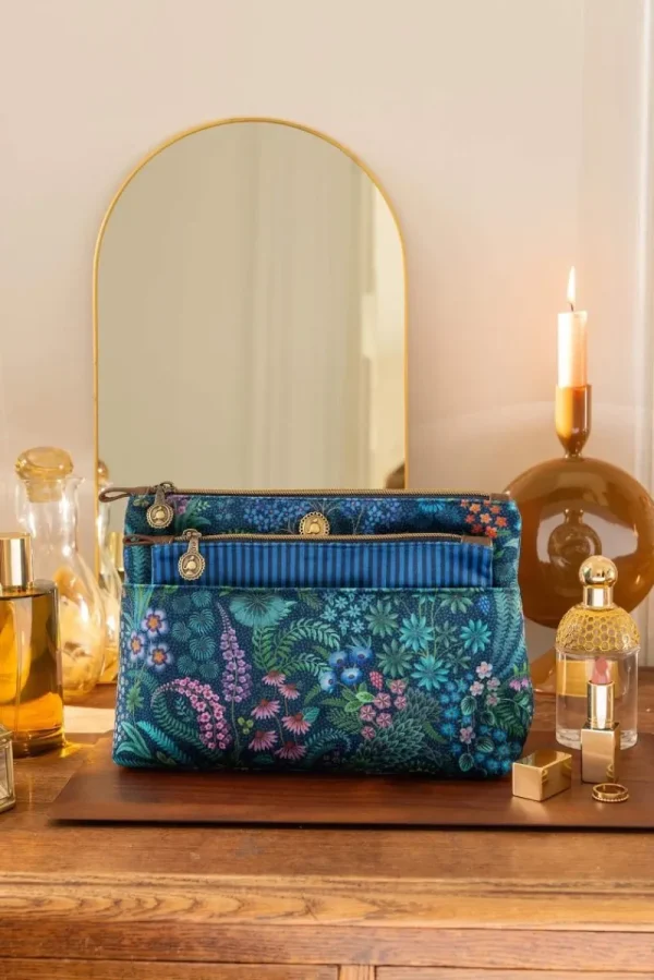 Flash Sale Pip Studio Caryn Kosmetiktasche Kombi Querida Dunkel Blau