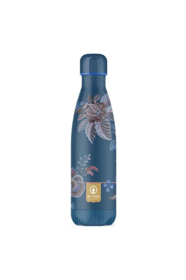 Hot Pip Studio Cece Fiore Thermosflasche Dunkelblau 500ml