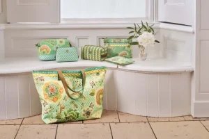 Sale Pip Studio Coco Necessaire Mittel Samba Streifen Limette Grün