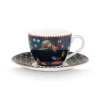 New Pip Studio Espresso Tasse & Untertasse Berry Blues Blau