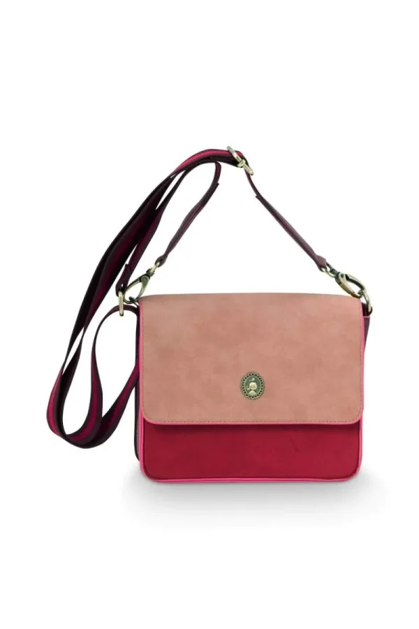 Store Pip Studio Fenna Schultertasche Klein Uni Rot