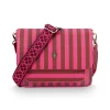 Online Pip Studio Fenna Schultertasche Mittel Streifen Rosa