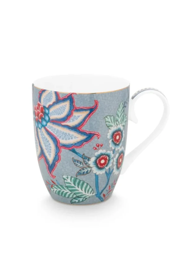 Best Pip Studio Flower Festival Tasse Gross Hell Blau