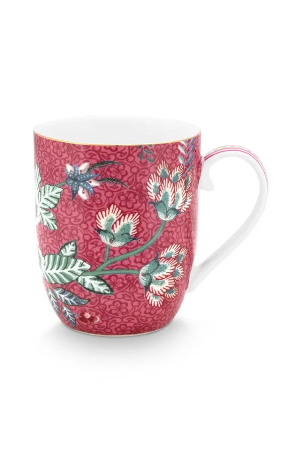 Online Pip Studio Flower Festival Tasse Klein Dunkel Rosa