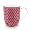 Clearance Pip Studio Flower Festival Tasse Klein Rot/Dunkel Rosa