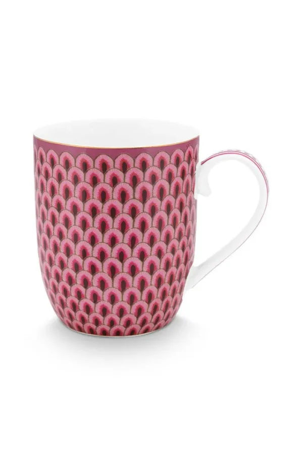 Clearance Pip Studio Flower Festival Tasse Klein Rot/Dunkel Rosa