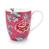 New Pip Studio Flower Festival Tasse XL Dunkel Rosa