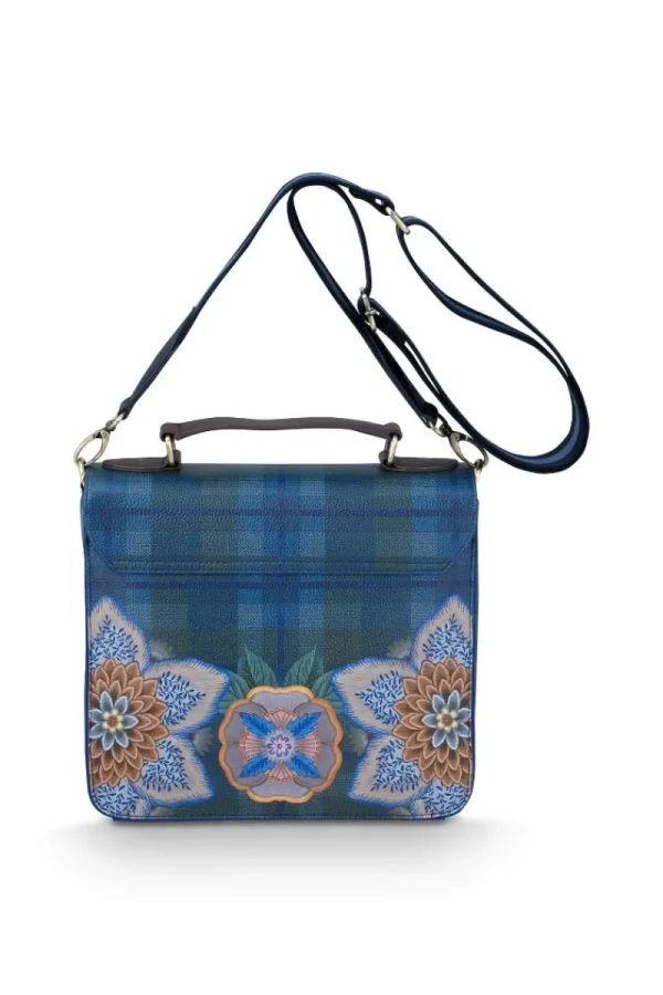 Flash Sale Pip Studio Frances Schultertasche Flores Felices Dunkel Blau