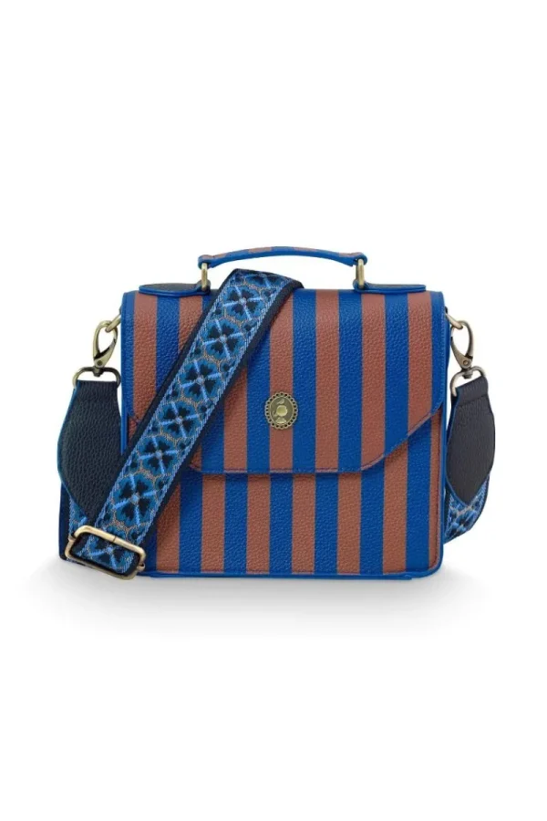 Best Sale Pip Studio Frances Schultertasche Klein Streifen Blau