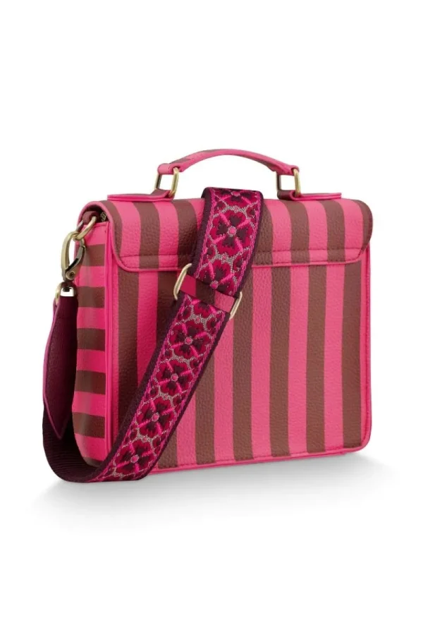 Flash Sale Pip Studio Frances Schultertasche Klein Streifen Rosa