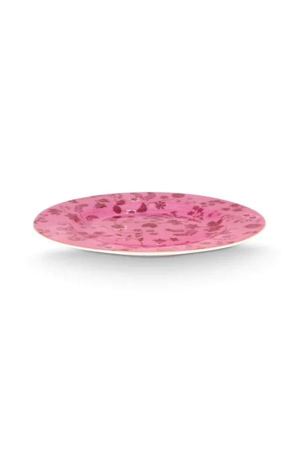 Discount Pip Studio Gebäckteller Jolie Blumen Rosa 17cm