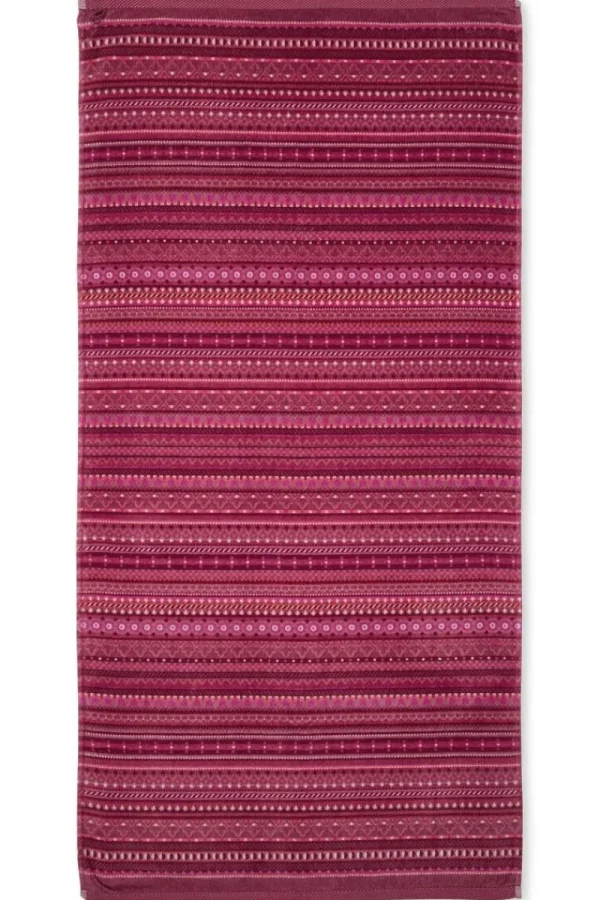 Cheap Pip Studio Große Handtuch Geometric Print Dunkel 70x140cm Rosa