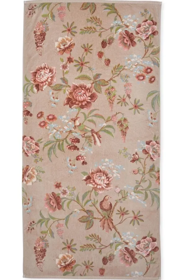 Online Pip Studio Große Handtuch Secret Garden 70x140cm Khaki