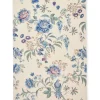 New Pip Studio Große Handtuch Secret Garden Weiß/ 70x140cm Blau