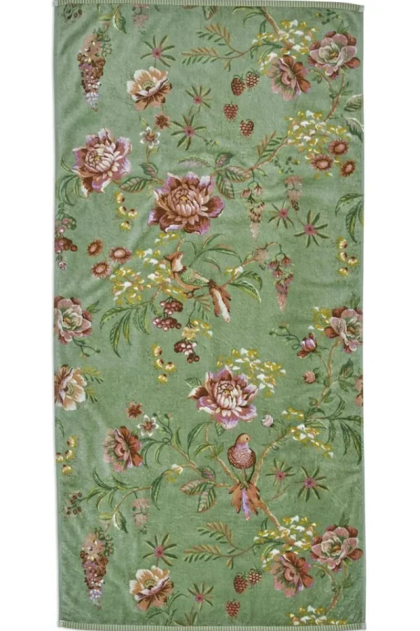 Hot Pip Studio Große Handtuch Secret Garden 70x140cm Grün