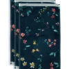 Cheap Pip Studio Gästehandtuch Set/3 Les Fleurs Dunkel 30x50 cm Blau