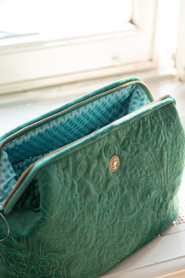 Flash Sale Pip Studio Kosmetiktasche Extra Gross Quiltey Days Grün