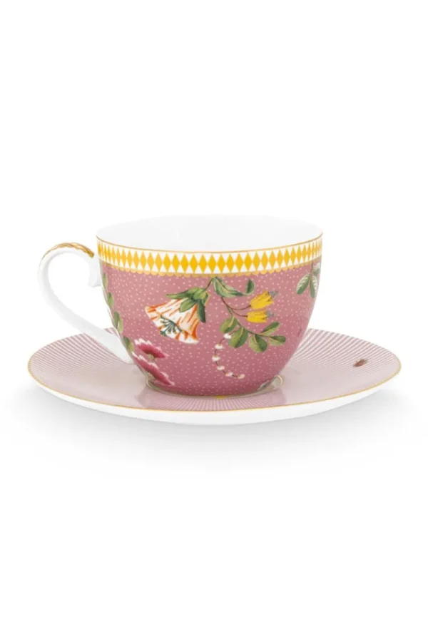 Cheap Pip Studio La Majorelle Cappuccino Tasse & Undertasse Rosa