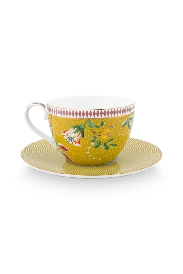 New Pip Studio La Majorelle Cappuccino Tasse & Untertasse Gelb