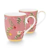 Store Pip Studio La Majorelle Set/2 Tassen Gross Rosa