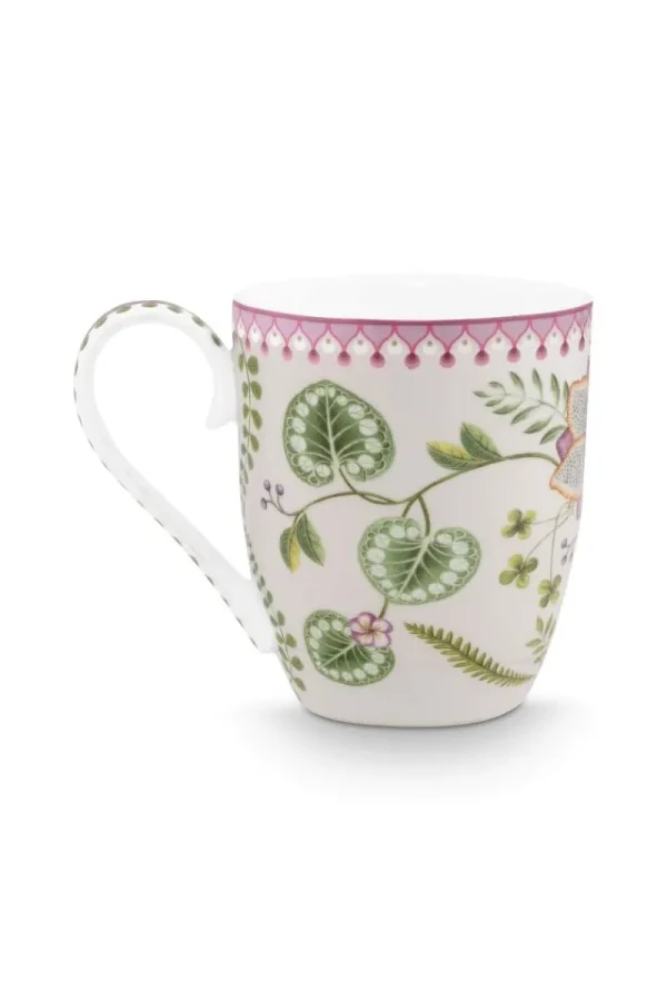 Flash Sale Pip Studio Lily & Lotus Tasse XL Lila 450ml Weiß