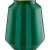 Discount Pip Studio Metall Vase Streifen 29cm Grün