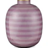 Fashion Pip Studio Metall Vase Stripes Lila 32cm Violett