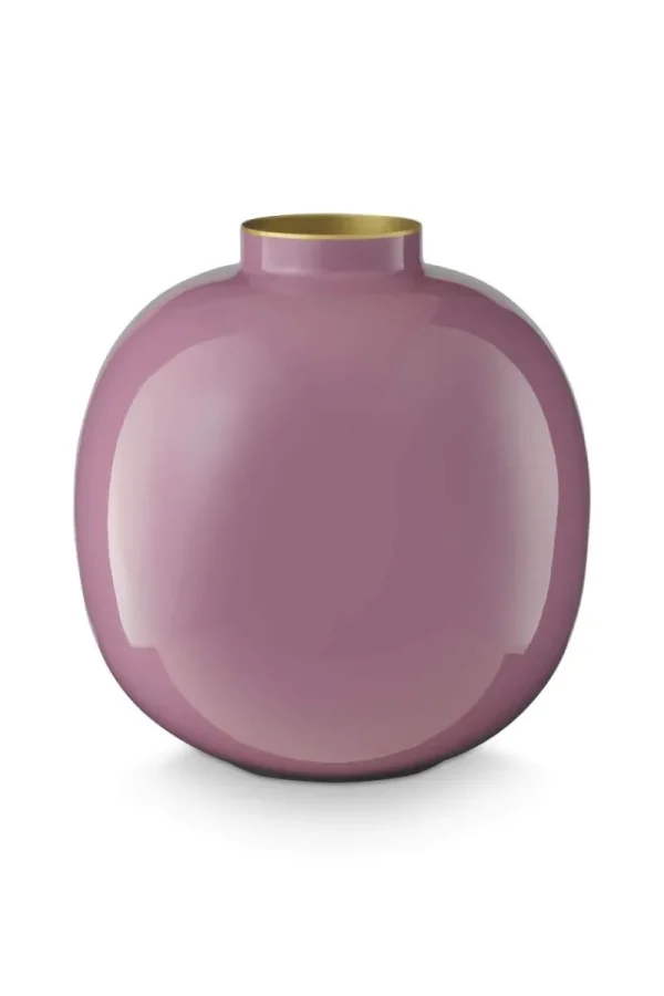 Cheap Pip Studio Metall Vase Violett 23cm