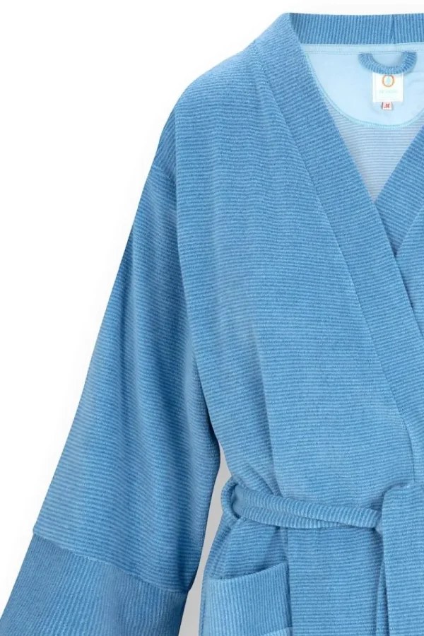 Cheap Pip Studio Naomi Kimono Petite Sumo Stripe Blau