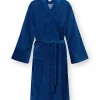 Online Pip Studio Naomi Kimono Velvet Little Sumo Stripe Blau