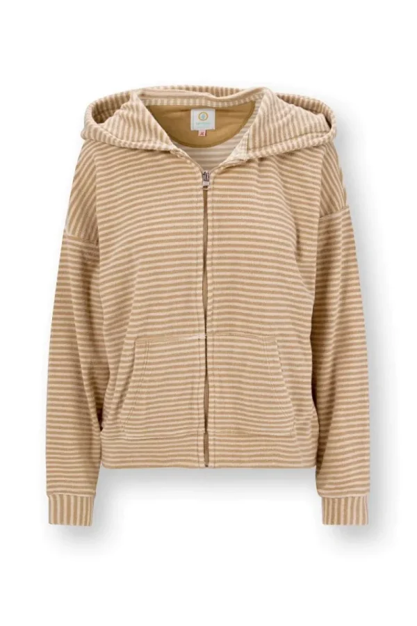 Store Pip Studio Nicolle Jacke Little Sumo Stripe Sand