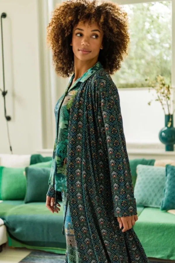 New Pip Studio Nisha Kimono Bailamos Dunkel Blau