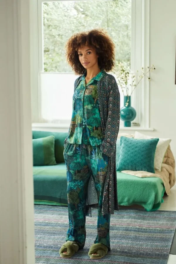 New Pip Studio Nisha Kimono Bailamos Dunkel Blau