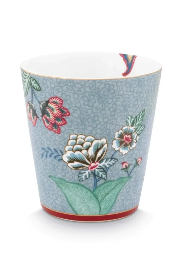 Best Sale Pip Studio Oriental Flower Festival Set/4 Tassen Blau