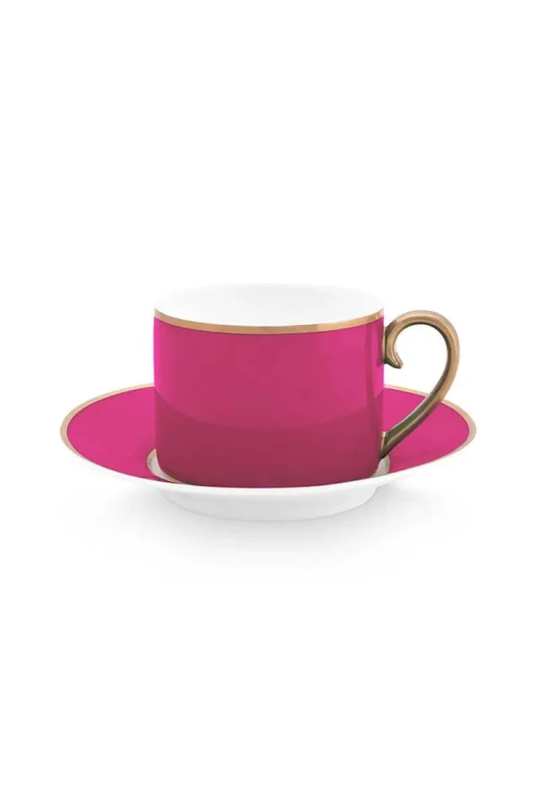 Outlet Pip Studio Pip Chique Cappuccino Tasse & Untertasse Rosa