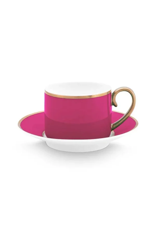 New Pip Studio Pip Chique Espresso Tasse & Untertasse Rosa