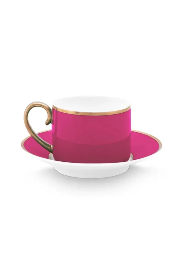 New Pip Studio Pip Chique Espresso Tasse & Untertasse Rosa