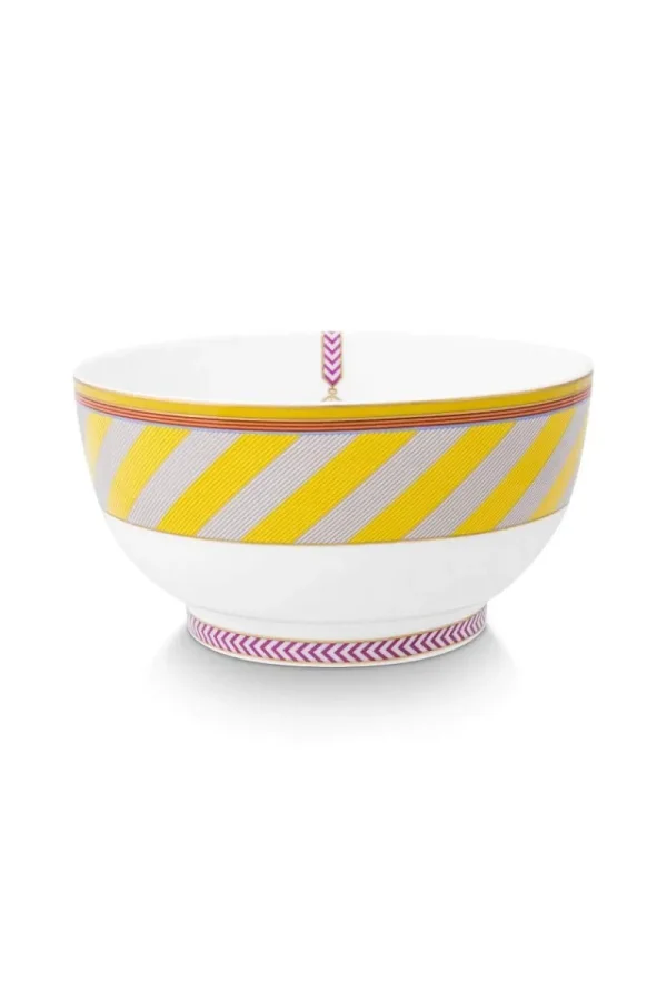 Flash Sale Pip Studio Pip Chique Stripes Schale 20.5cm Gelb