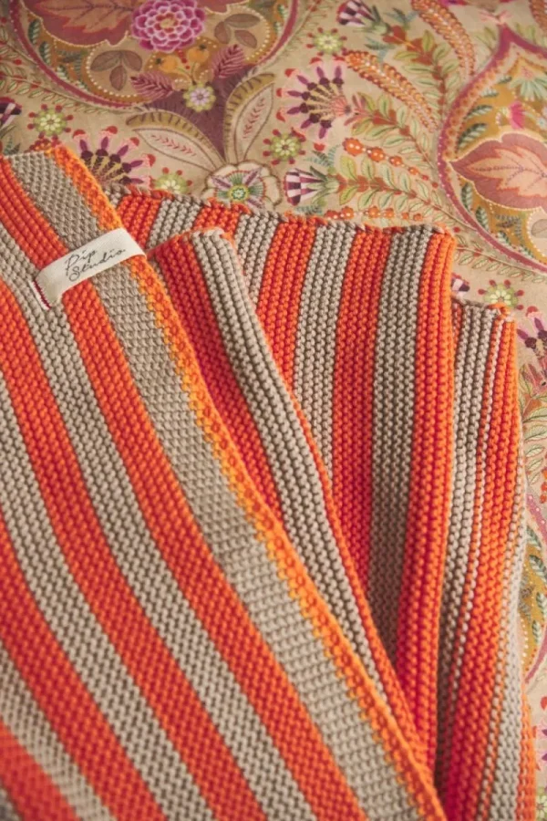 Sale Pip Studio Quilt Bonsoir Stripe Orange