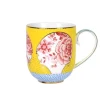 Hot Pip Studio Royal Multi Tasse Gross Gelb Mehrfarbig