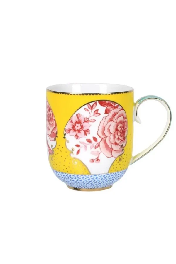 Hot Pip Studio Royal Multi Tasse Gross Gelb Mehrfarbig