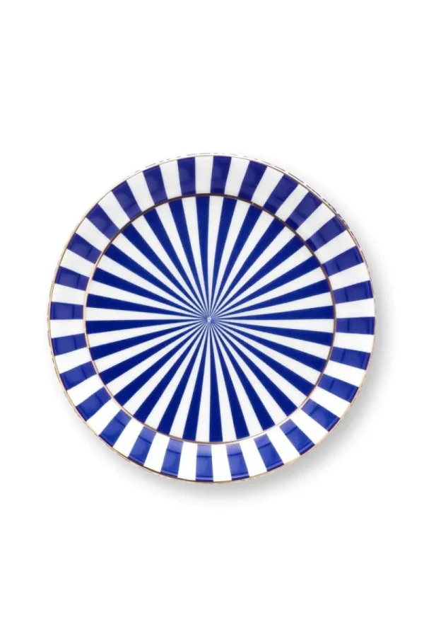 New Pip Studio Royal Stripes Tasse & Teebeutelablage Blau