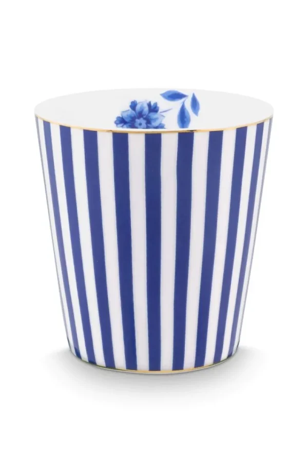 New Pip Studio Royal Stripes Tasse & Teebeutelablage Blau