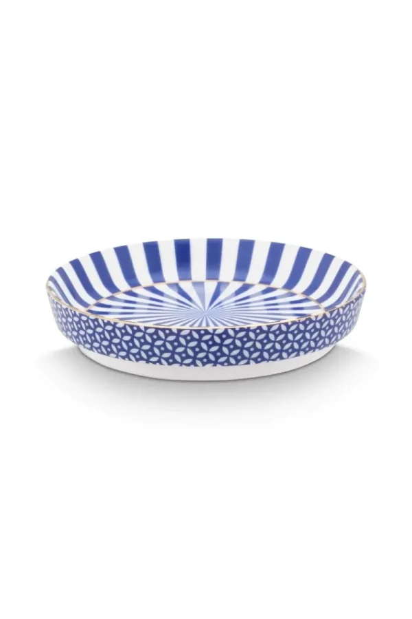 New Pip Studio Royal Stripes Tasse & Teebeutelablage Blau