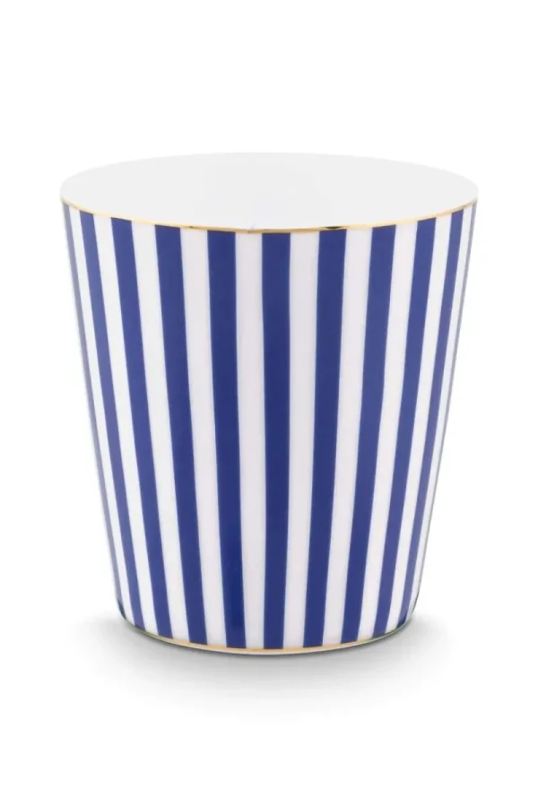 New Pip Studio Royal Stripes Tasse & Teebeutelablage Blau