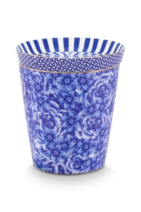 Sale Pip Studio Royal Stripes Tasse Blumen & Teebeutelablage Blau