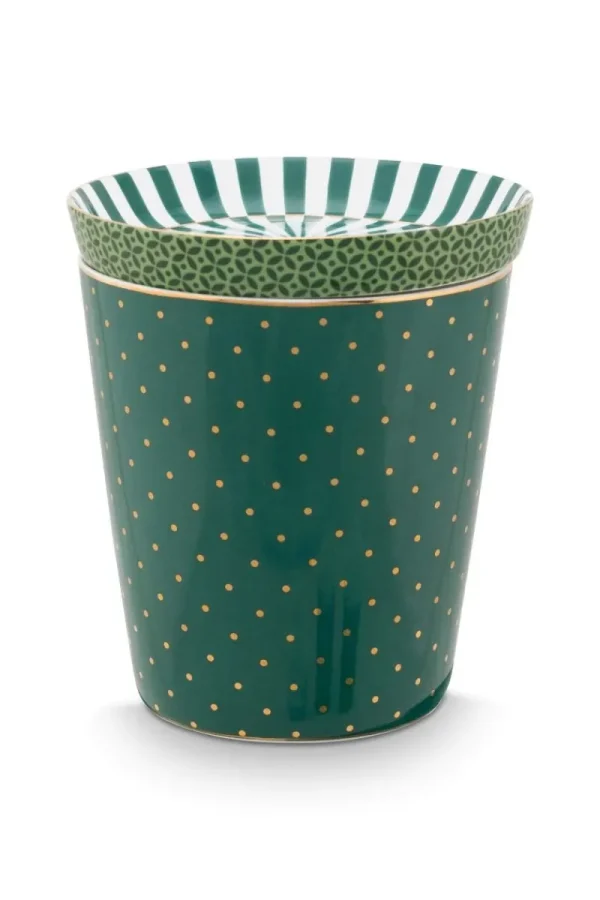 Sale Pip Studio Royal Stripes Tasse Punkte & Teebeutelablage Grün