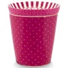 Fashion Pip Studio Royal Stripes Tasse Punkte & Teebeutelablage Dunkel Rosa